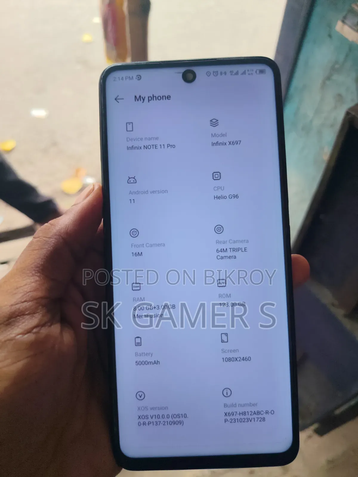 Infinix Note 11 Pro 128 GB Green