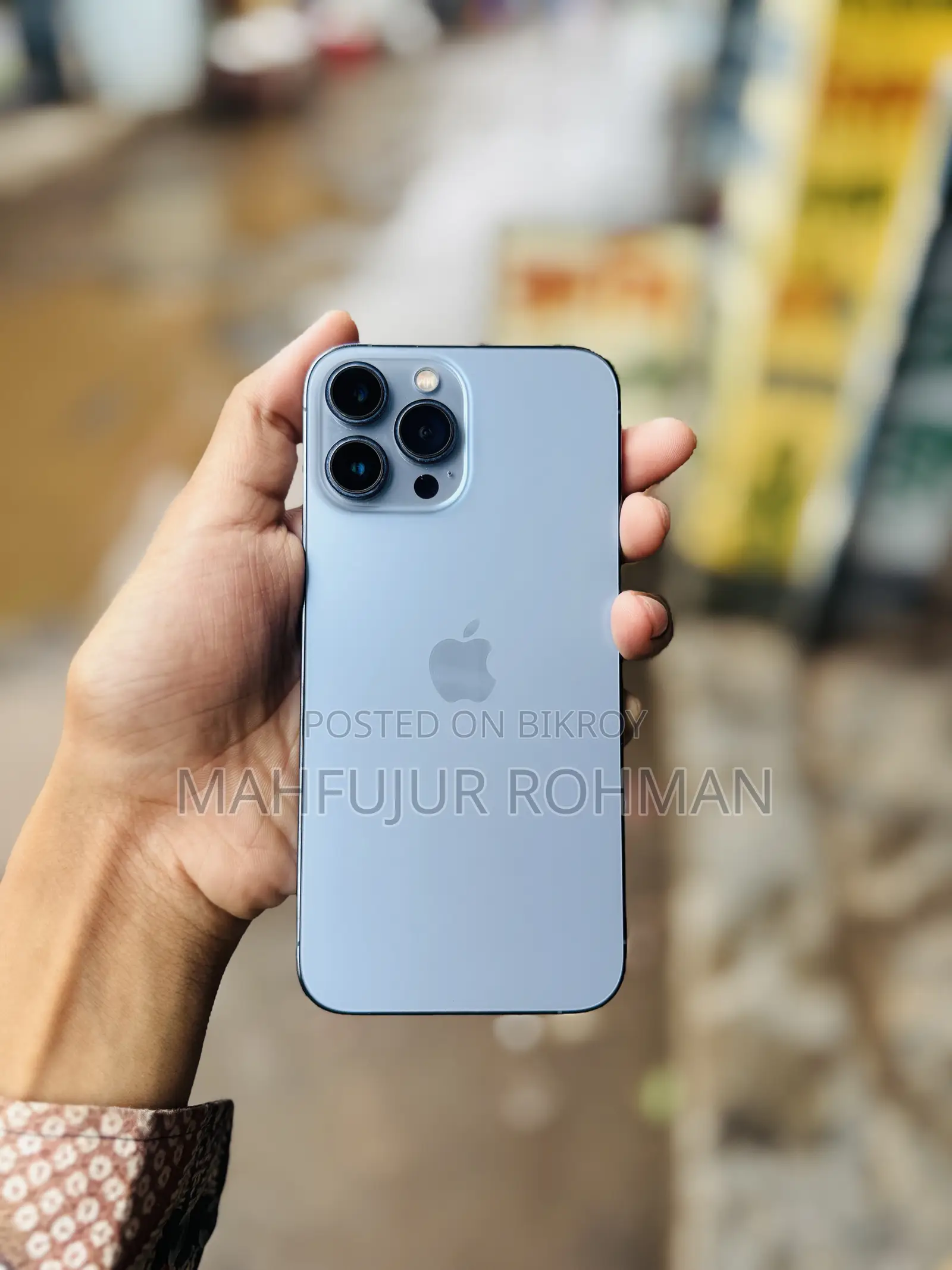 অ্যাপল আইফোন ১৩ প্রো ম্যাক্স ২৫৬ জিবি ব্লু