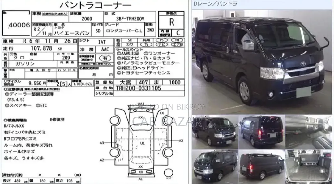 Toyota HiAce 2020 Black