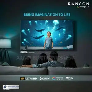 RANCON 43 INCH UHD-RT8200UA43 Android 14 Remote Voice Control