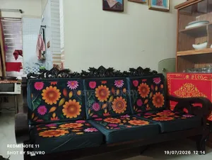 Teak Wood Sofa.