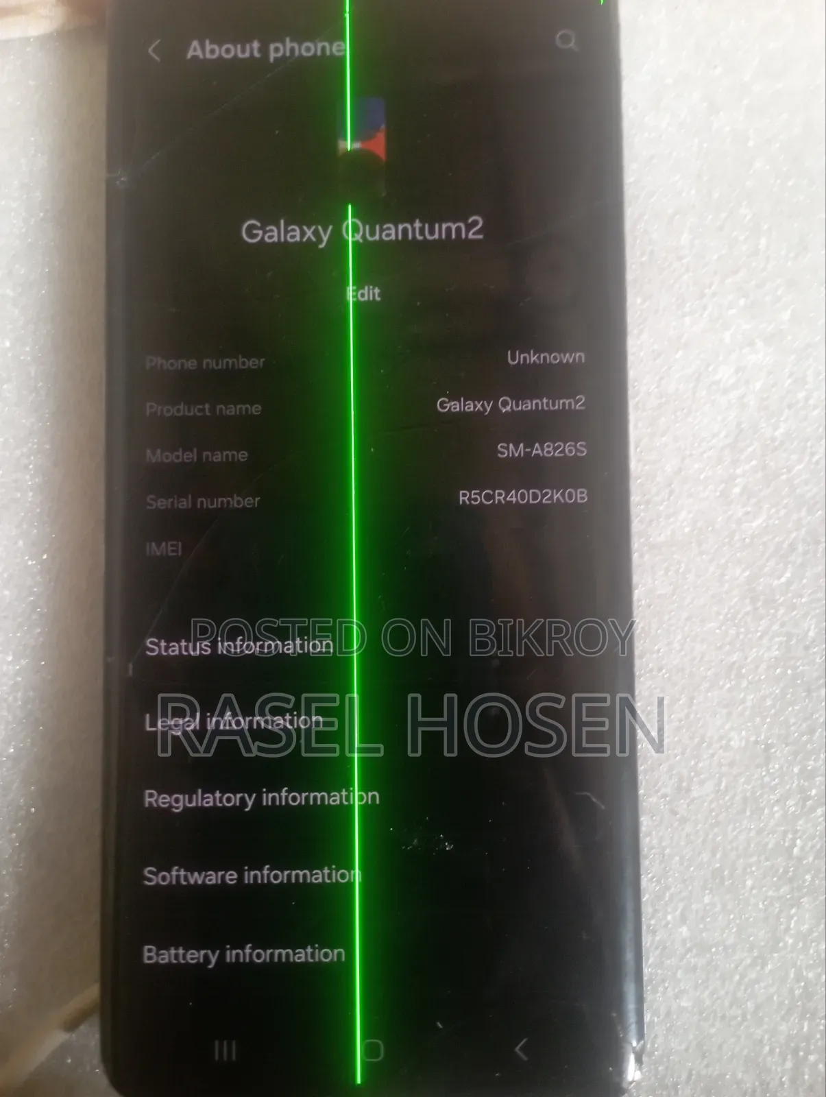Samsung Galaxy A82 5G (Galaxy Quantum 2) 128 GB Black