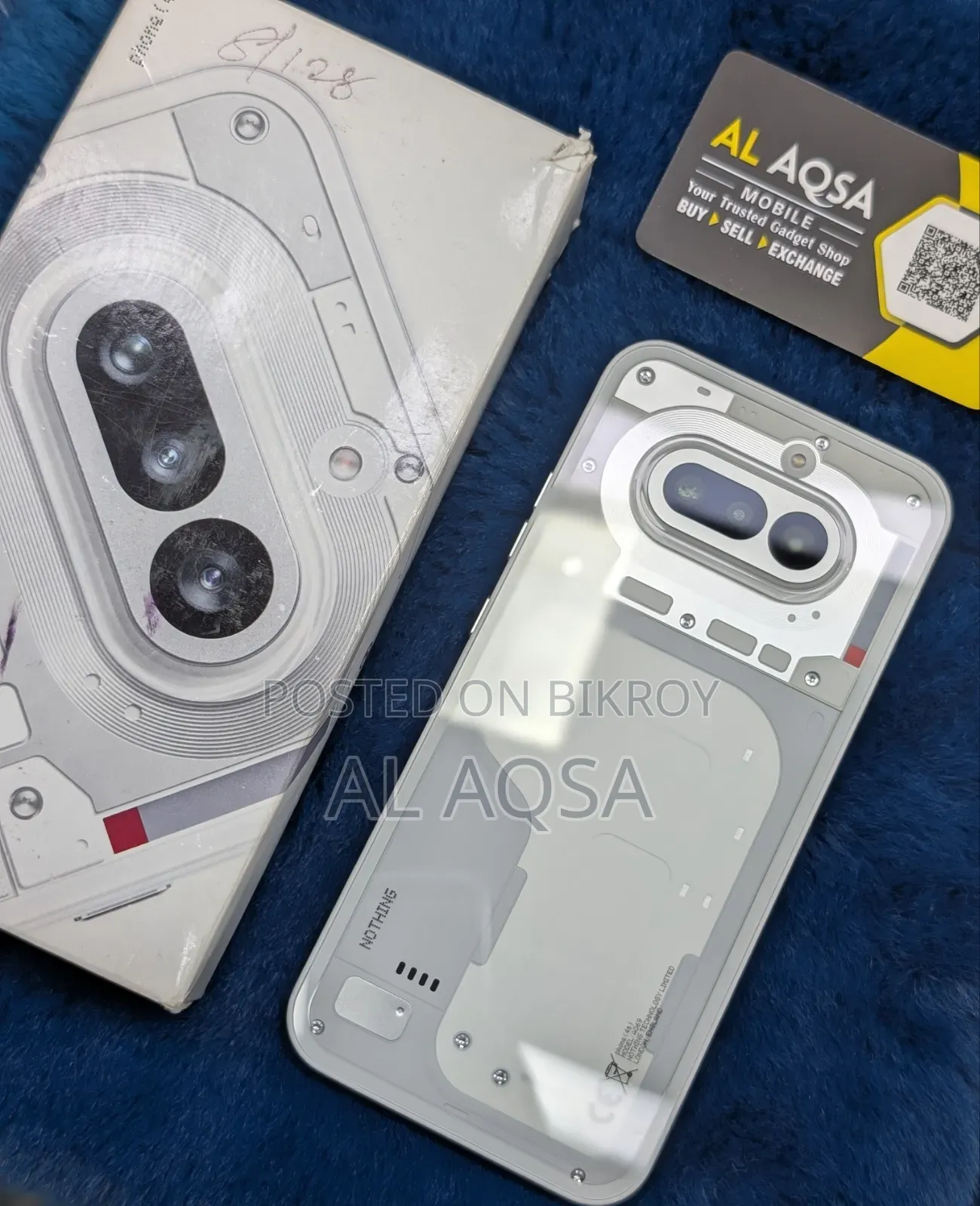 নিউ নাথিং ফোন ৪এ ১২৮ জিবি হোয়াইট