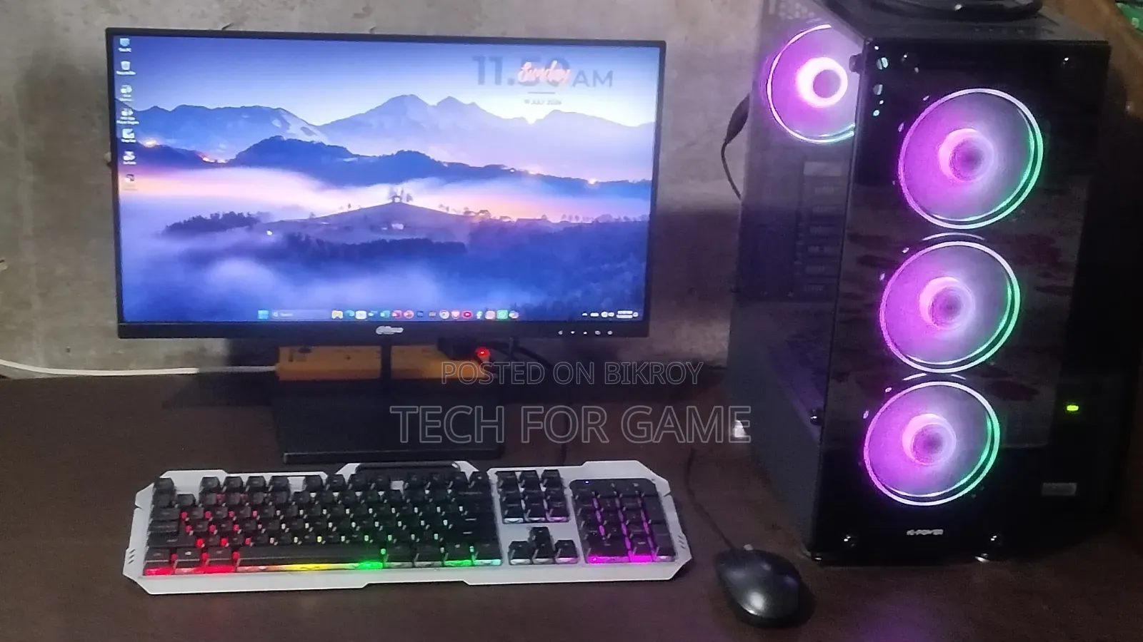 Desktop Computer MSI 16GB AMD Ryzen 5 SSD 256GB