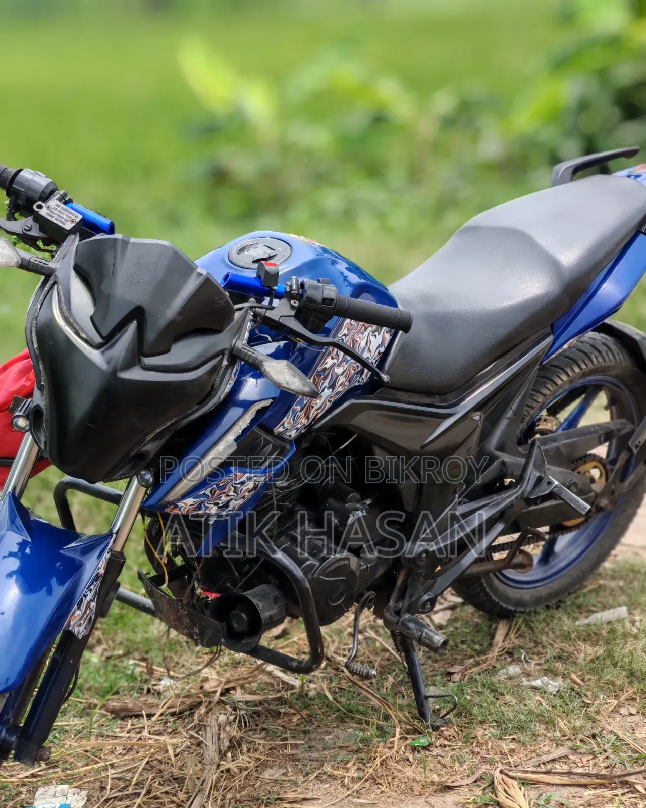 এইচ পাওয়ার ম্যাক্স-জেড ১৫০ ২০১৮ নীল