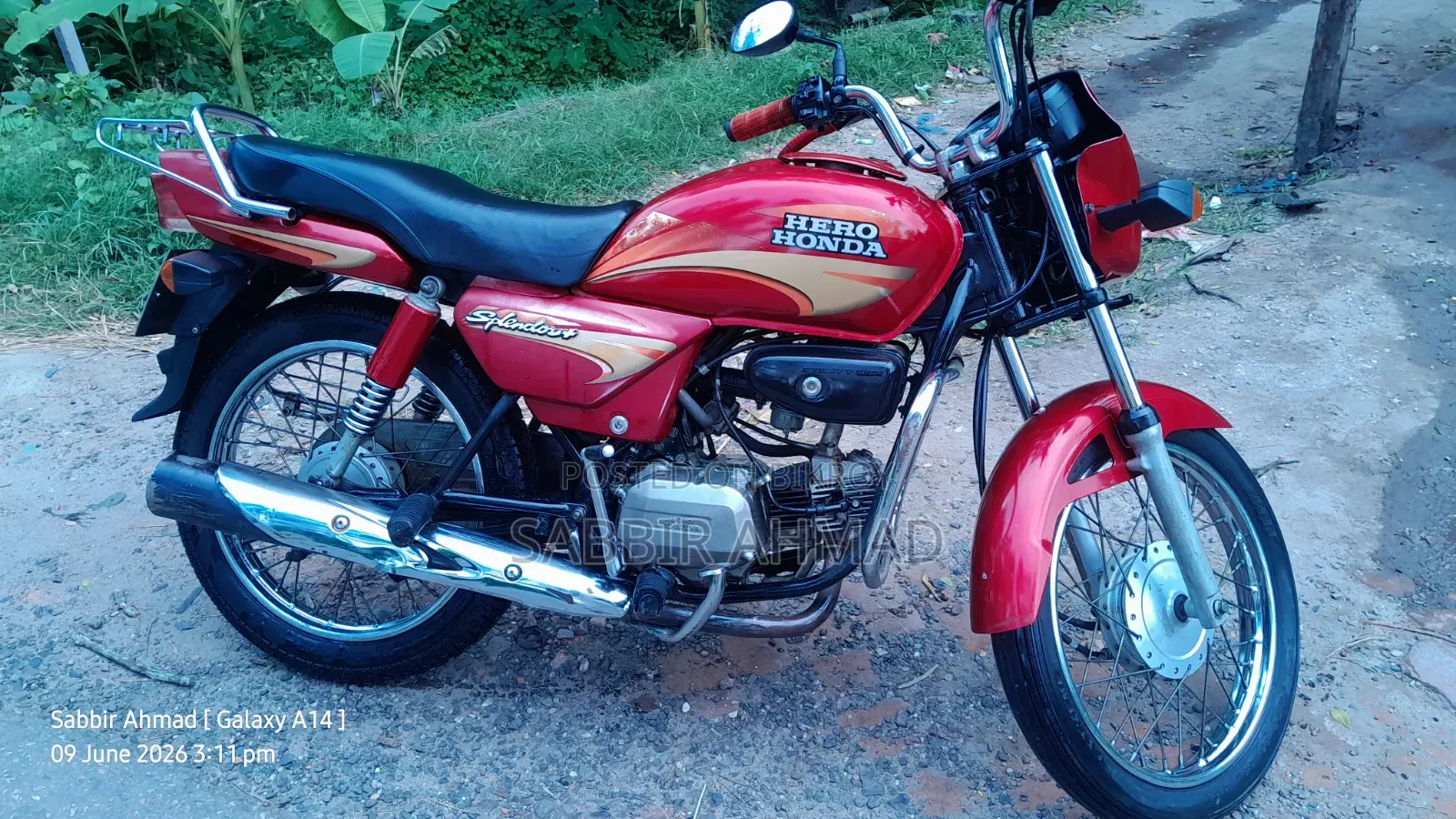 Hero Splendor Plus 2013 Red
