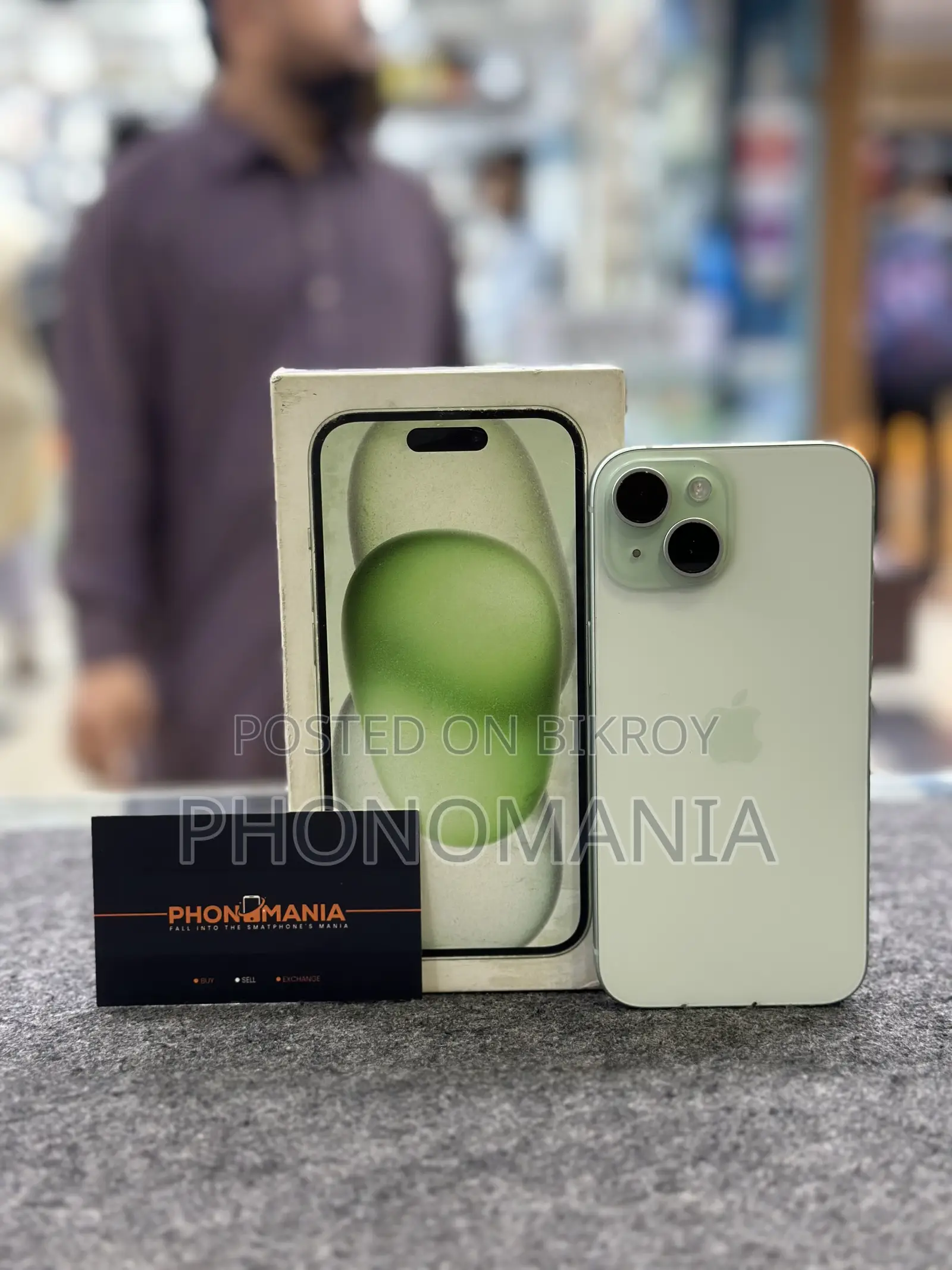 অ্যাপল আইফোন ১৫ ১২৮ জিবি গ্রিন