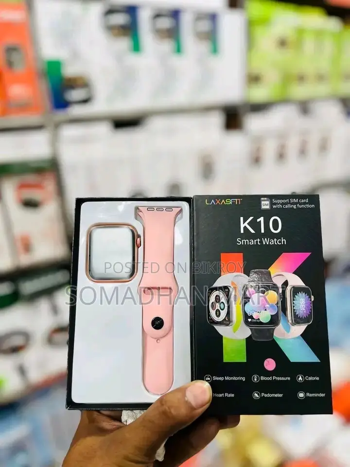 K10 Smart Watch - (Supports both SIM and Memory)