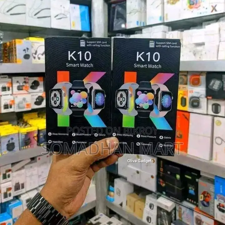 K10 Smart Watch - (Supports both SIM and Memory)
