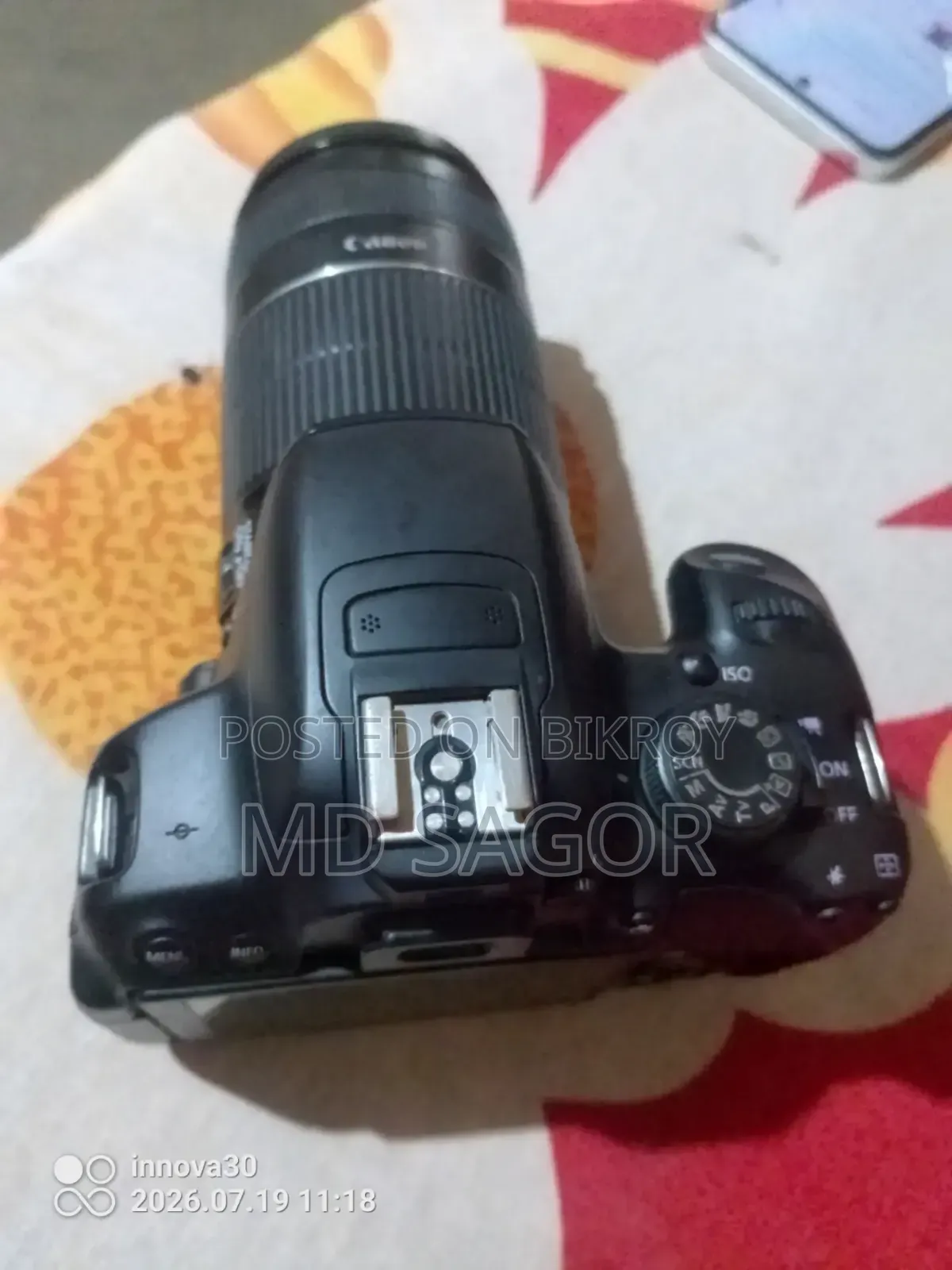 Canon 700D Camera for Sale, Fresh Condition