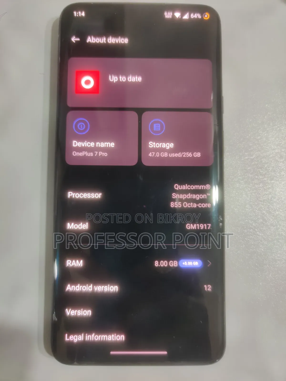 OnePlus 7 Pro 256 GB Black