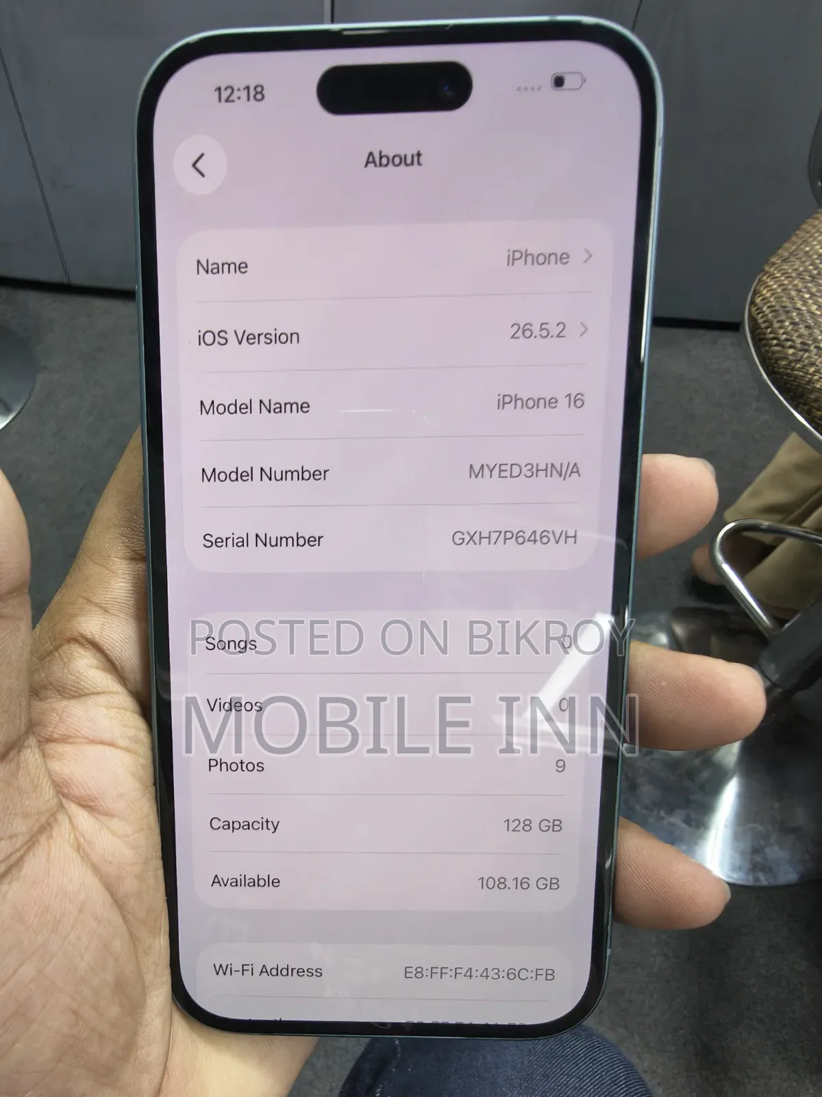 Apple iPhone 16 128 GB Blue