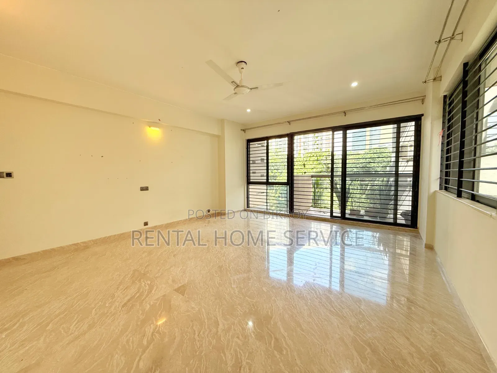 4-Bedroom Apartment in Semi-Furnished for Rent