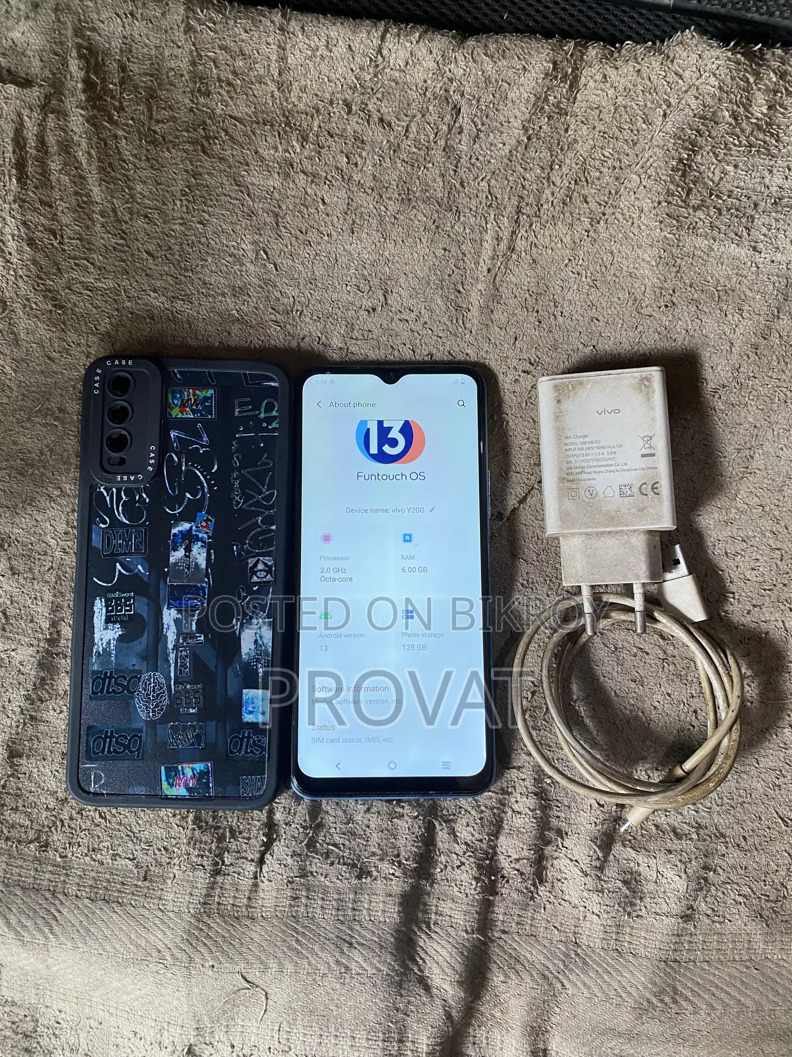 Vivo Y20G 128 GB Blue