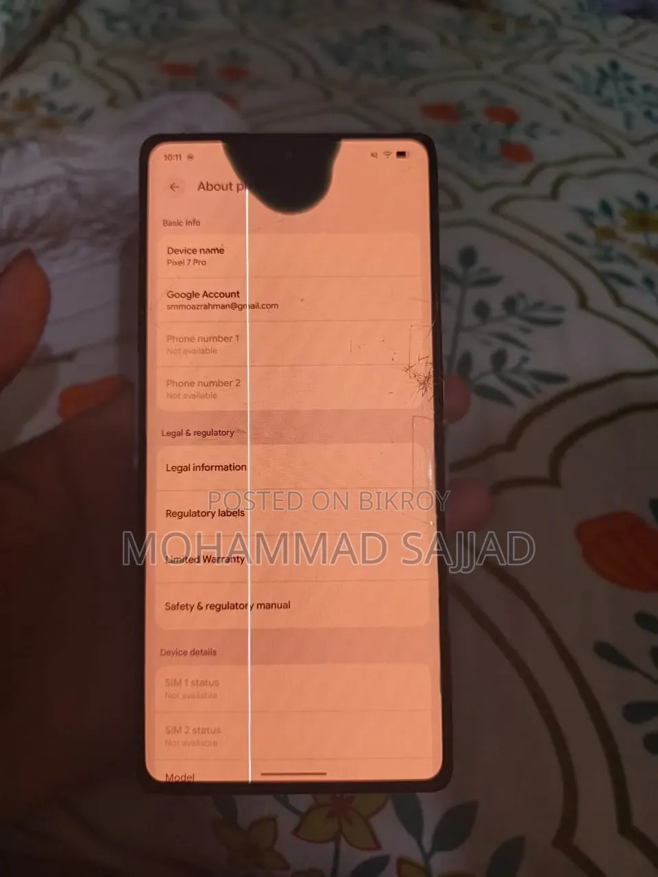 Google Pixel 7 Pro 128 GB White