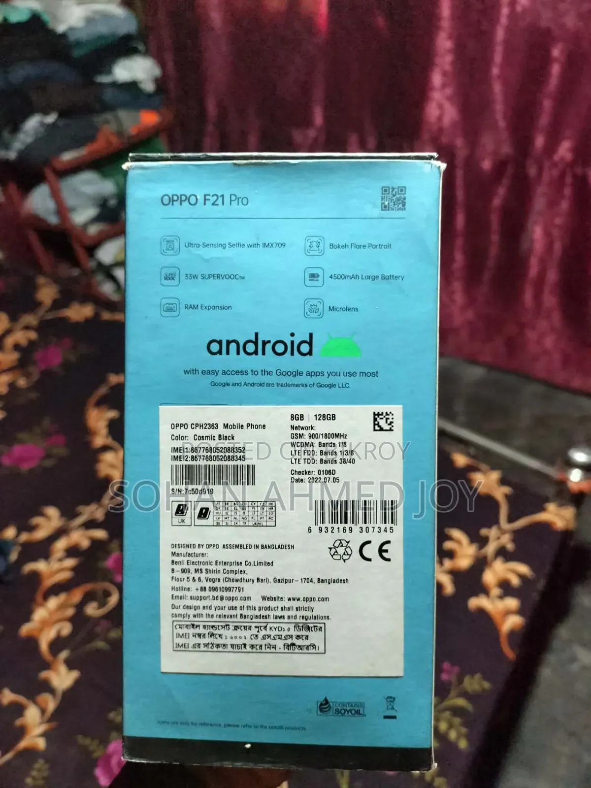 Oppo F21 Pro 128 GB Black