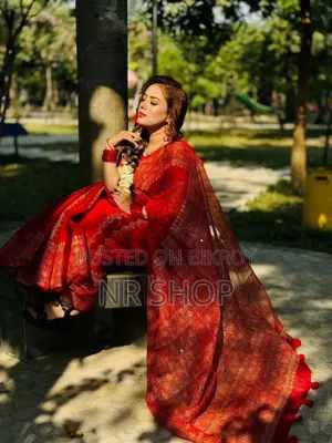 Premium Block Print Semi-Muslin Saree