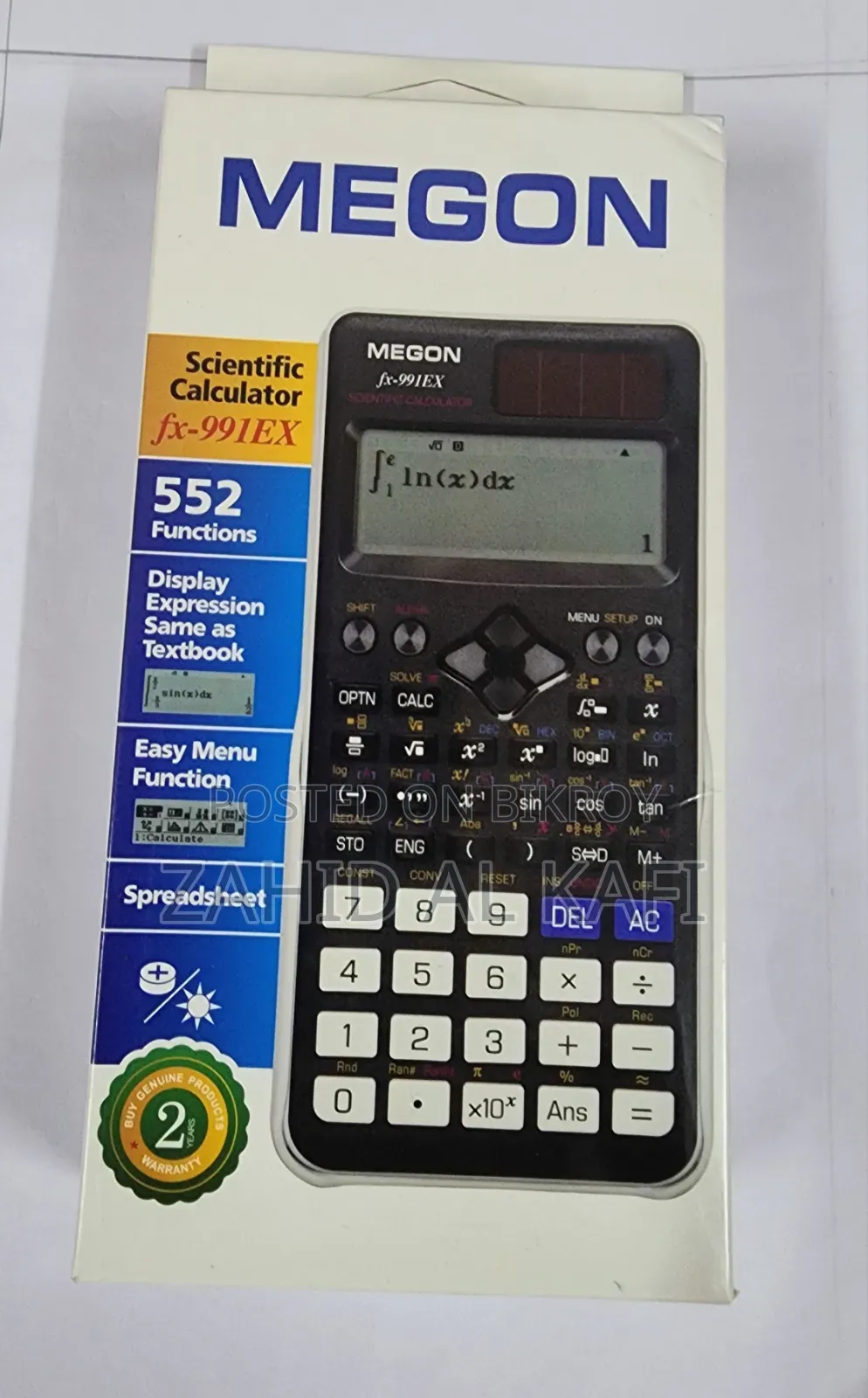 Megon Fx-991Ex (২ বছরের ওয়ারেন্টি উপলব্ধ)