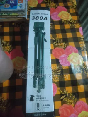 ট্রাইপড ৩৮০এ মোবাইল অ্যান্ড ক্যামেরা ট্রাইপড