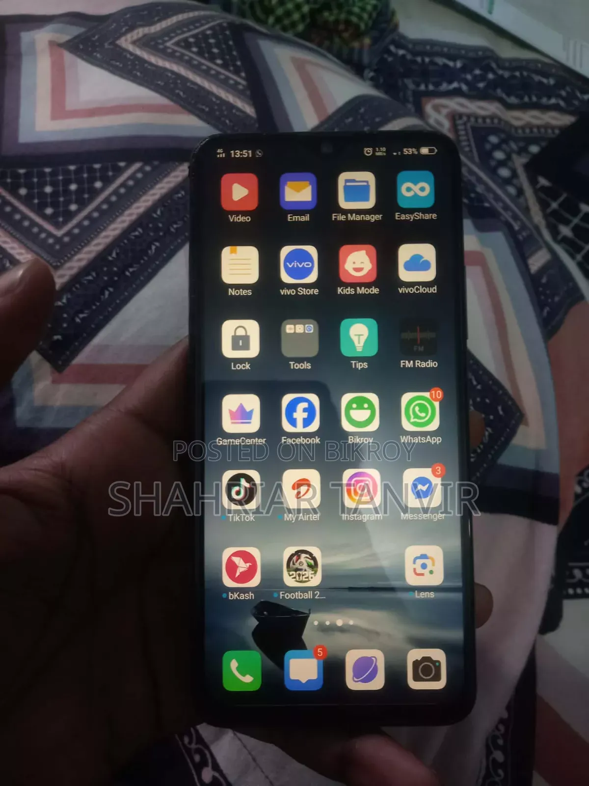 Vivo Y19 128 GB Blue