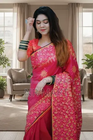  কুবাড়ি রেশম সিল্ক শাড়ি উইথ ব্লাউজ পিস