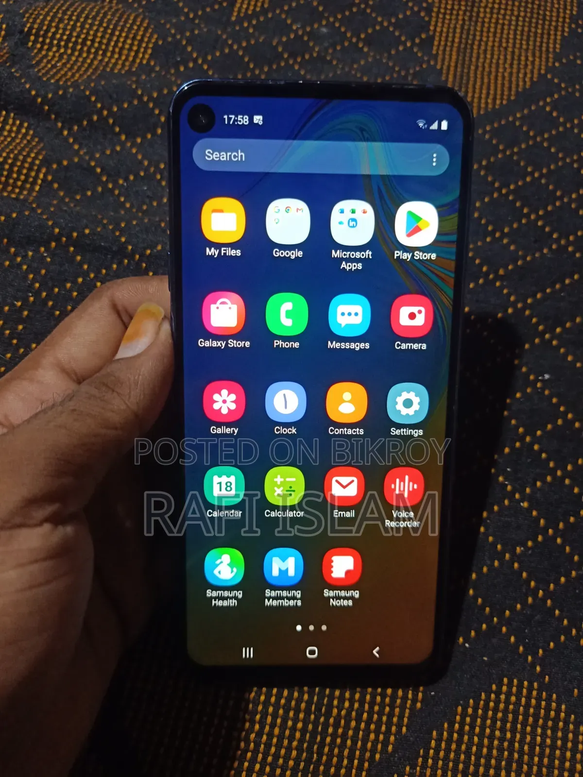 Samsung Galaxy A8S 128 GB Blue