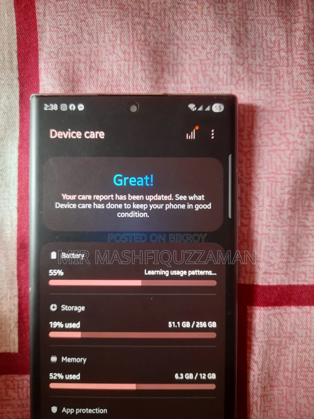Samsung Galaxy S22 Ultra 256 GB Rose Gold