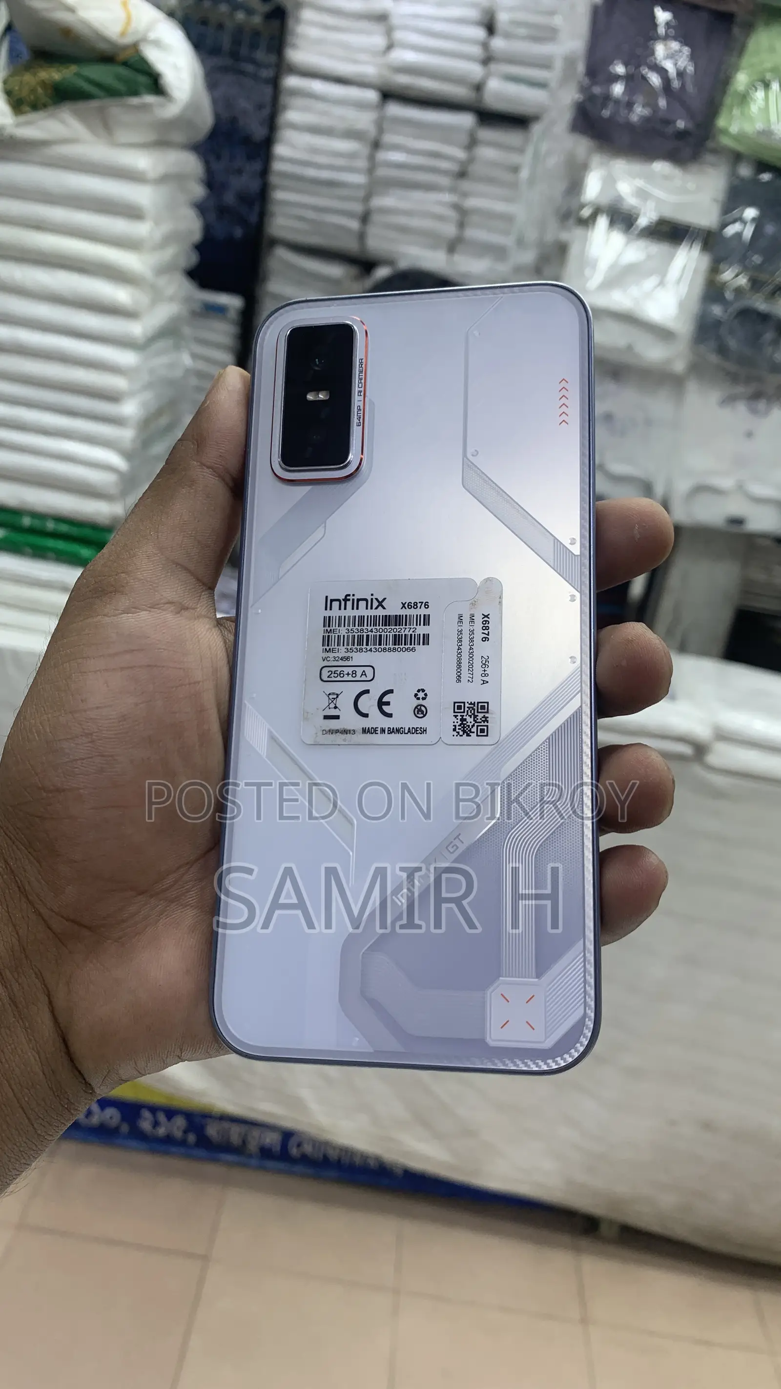Infinix GT 30 5G 256 GB White