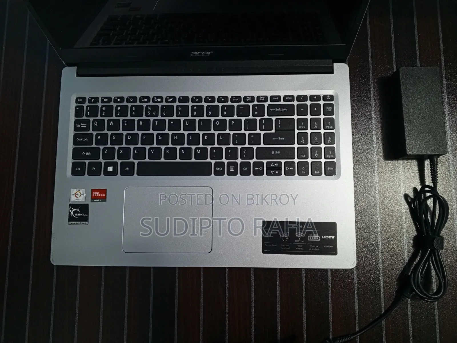 Laptop Acer Aspire 3 12GB AMD Ryzen HDD+SSD 1.5TB