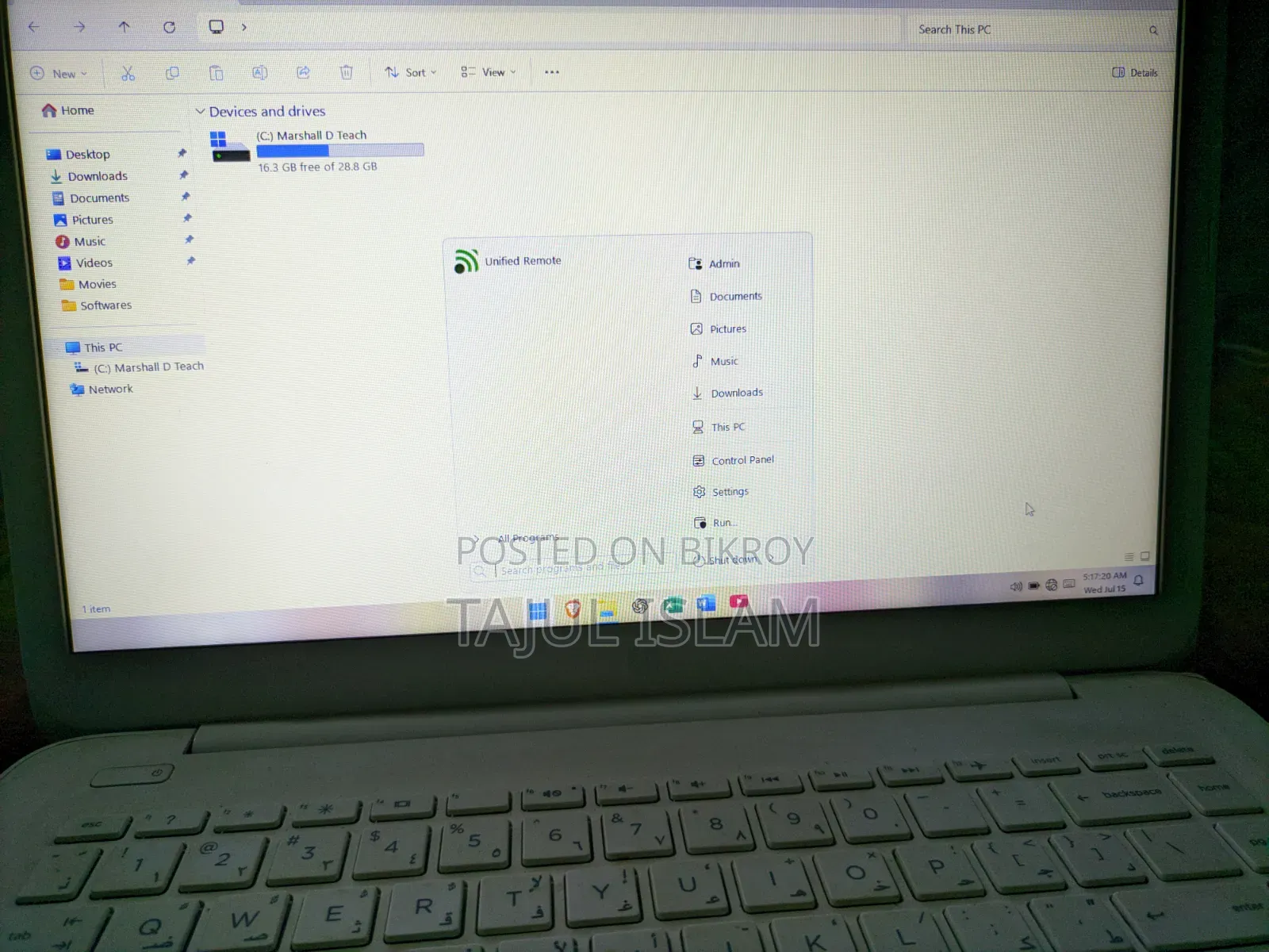Laptop HP Stream 14 4GB Intel Celeron eMMC 32GB