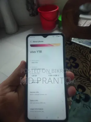 Vivo Y18 128 GB Gray