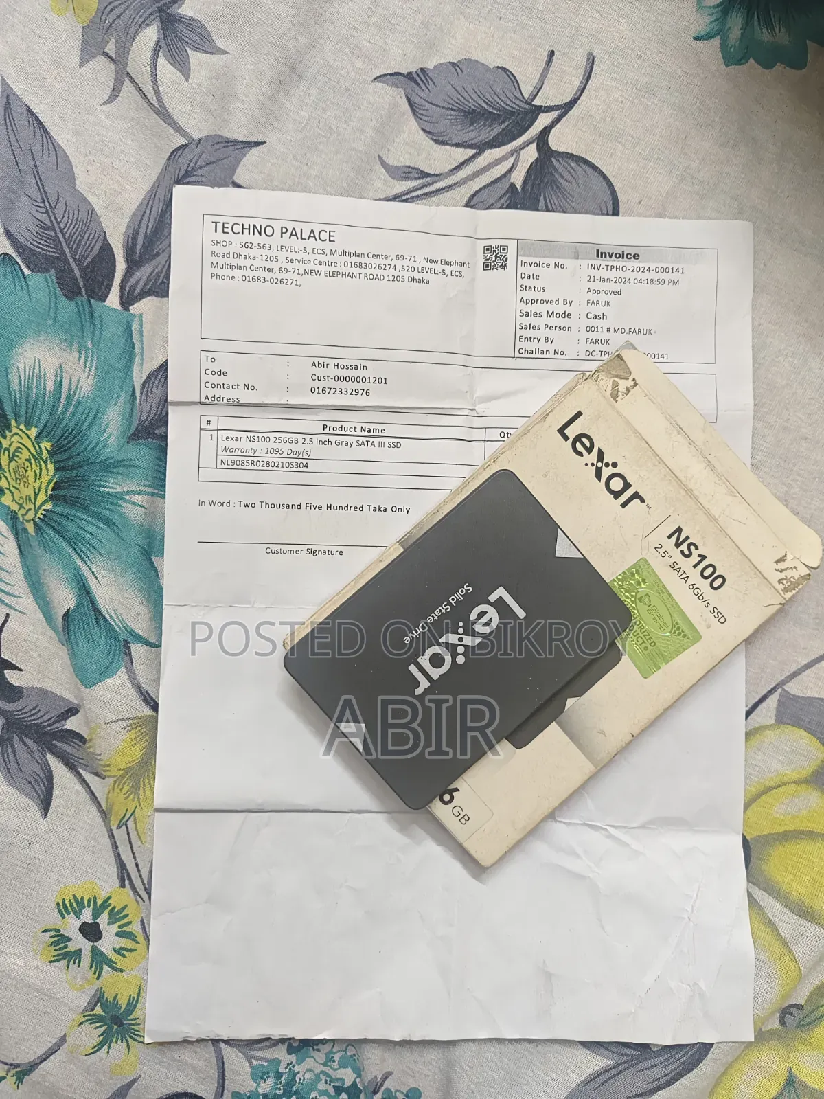 Lexar SSD 256GB