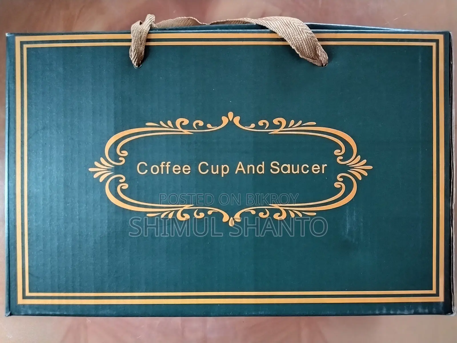 Electric Coffee Cup and Saucer