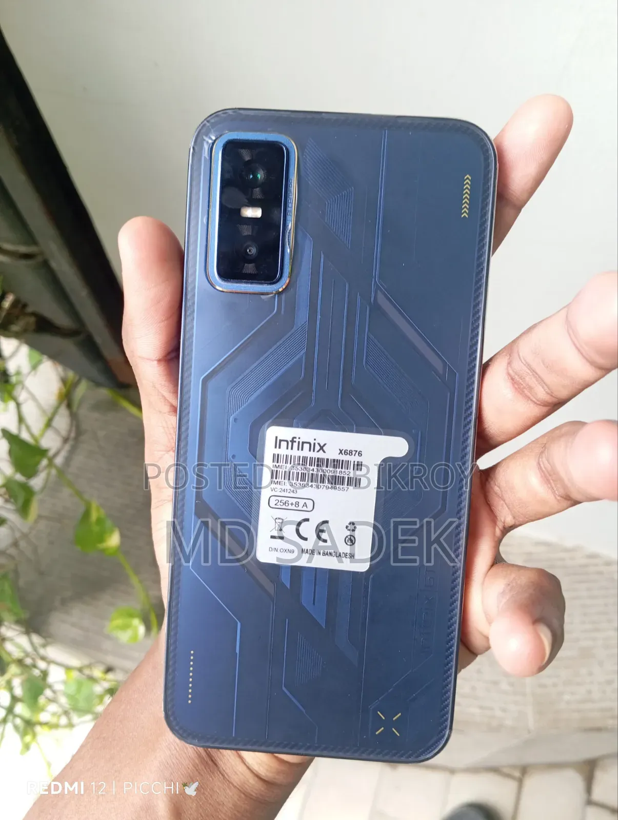 Infinix GT 30 5G 256 GB Blue