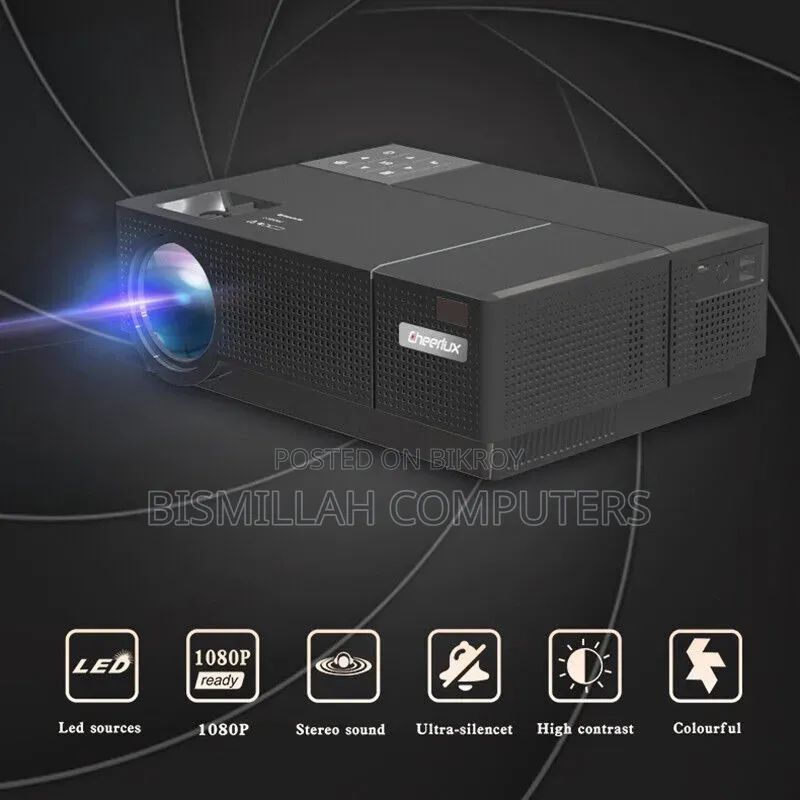 Cheerlux CL770 4000 Lumens Android Full HD Multimedia Projector