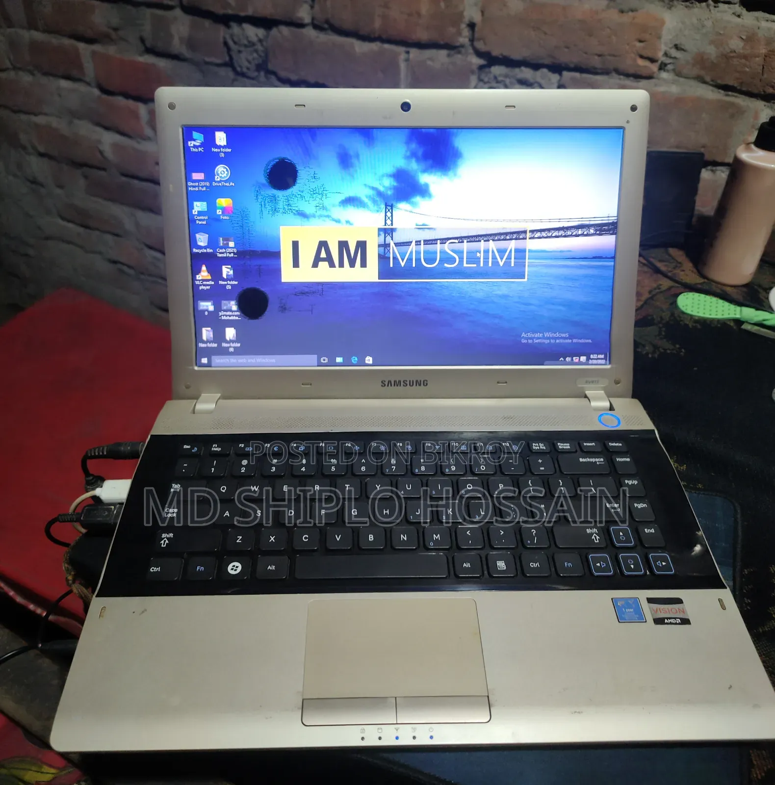 Laptop Samsung 2GB AMD SSD 320GB