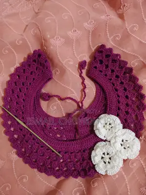 Handmade crochet neck collar