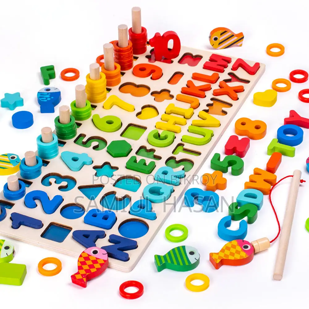 Montessori Wood Toys Smart Educational