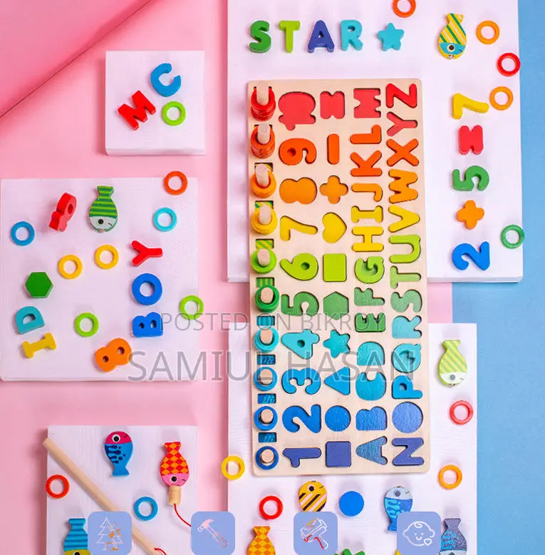 Montessori Wood Toys Smart Educational