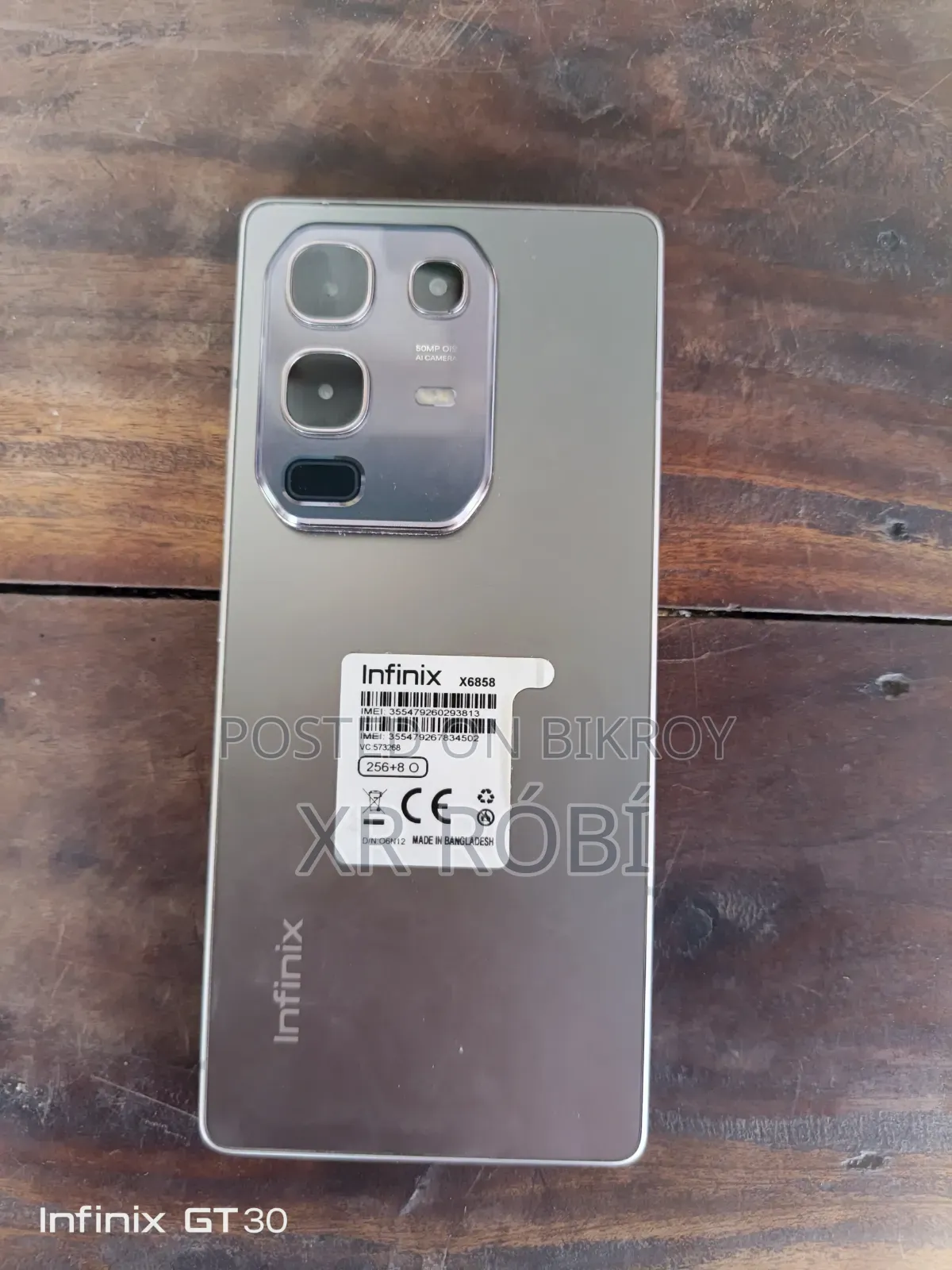 New Infinix Note 50 4G 256 GB Silver