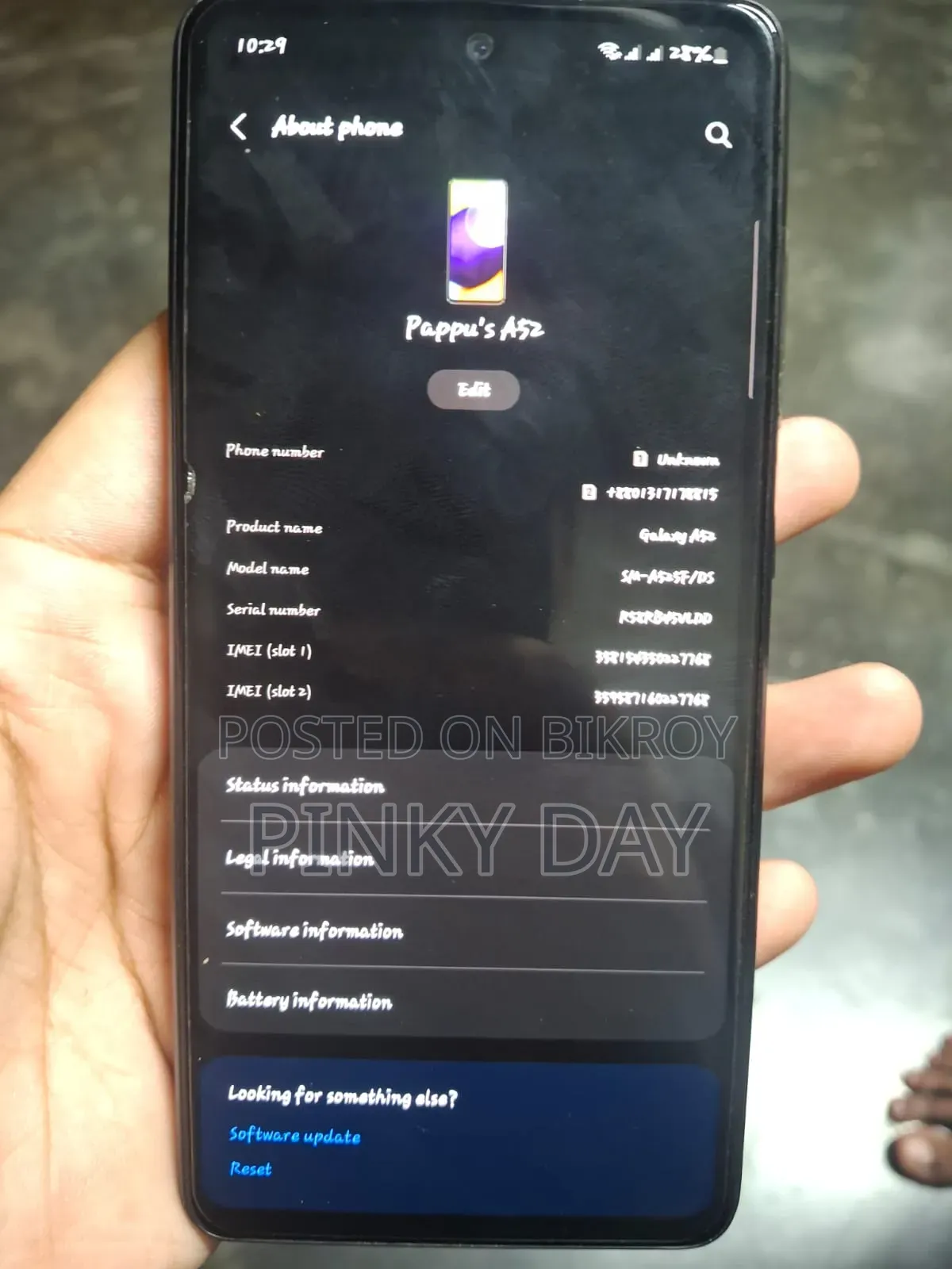 Samsung Galaxy A52 128 GB Black