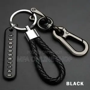 Key Ring With Phone Number