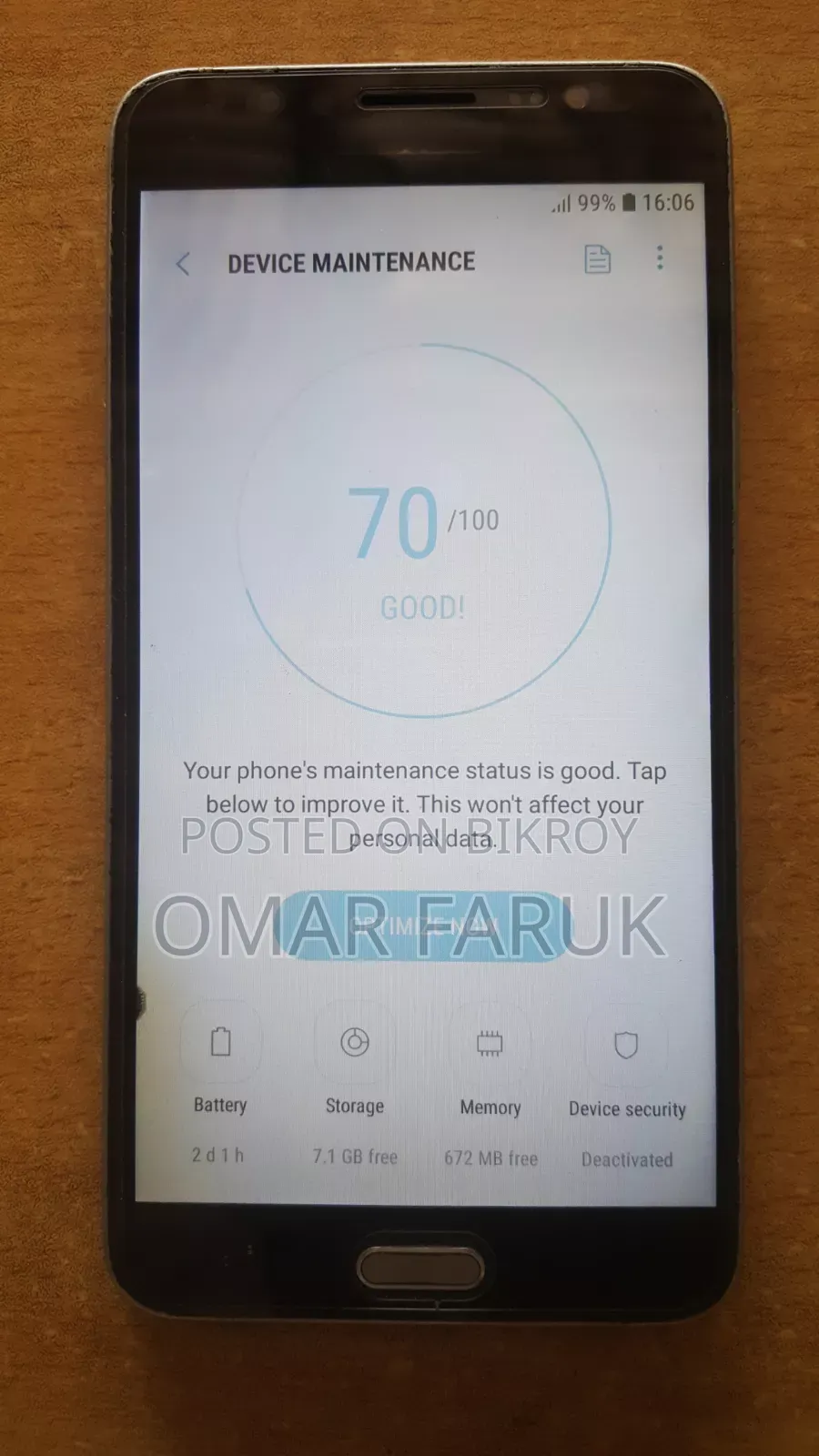 Samsung Galaxy J7 16 GB White