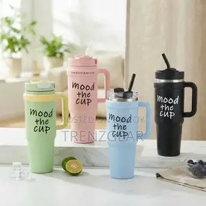 Original BingBa Cup 40oz “Mood the Cup” Insulated Tumbler – Brand New