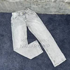 Export Quality White Wash Semi Baggy Pants