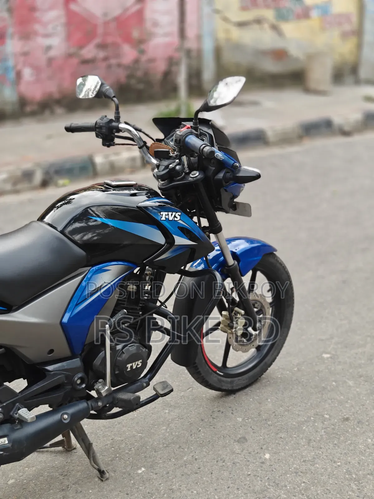 টিভিএস স্ট্রাইকার ১২৫ ২০২২ নীল