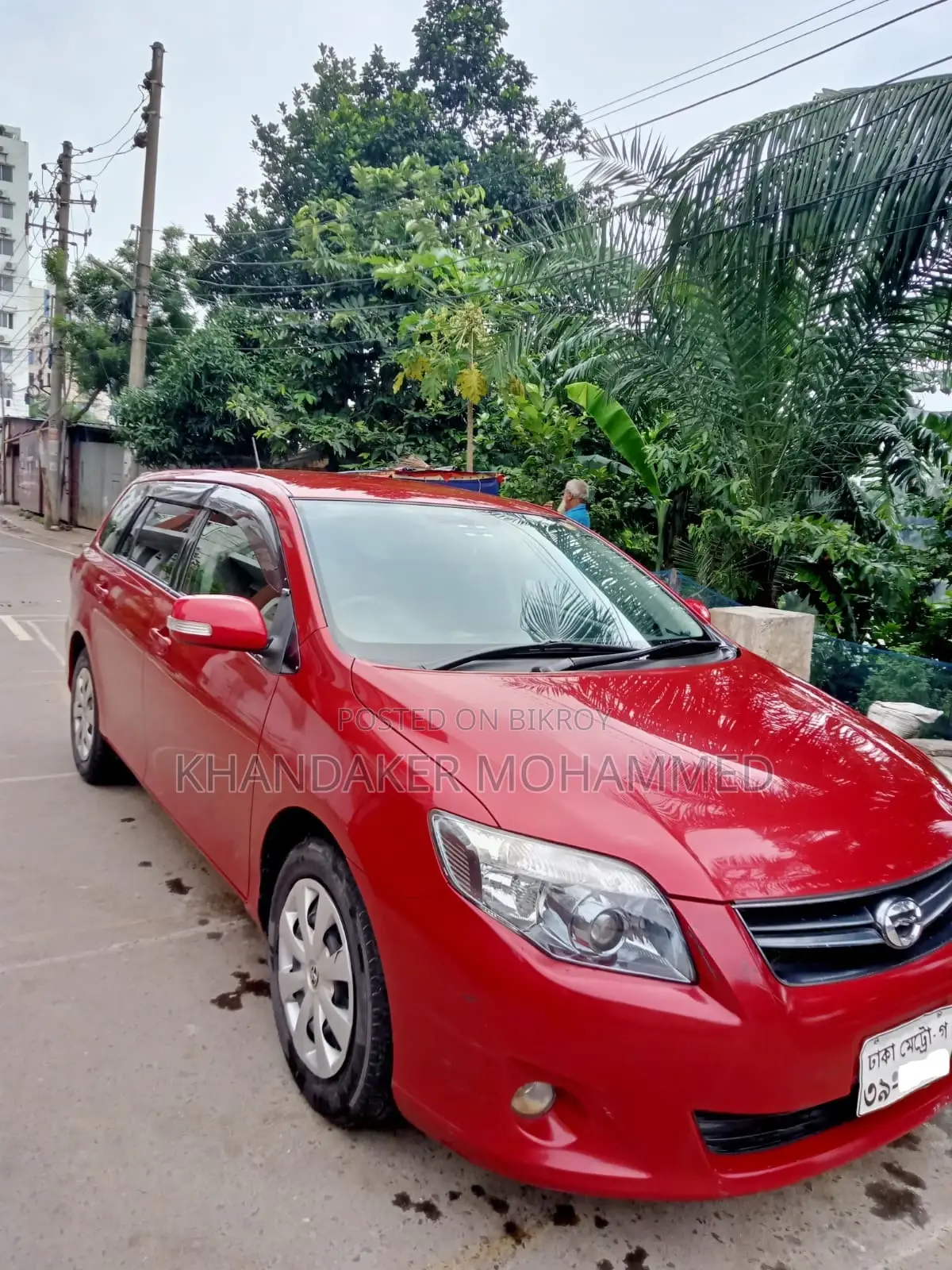 Toyota Corolla Fielder 2010 Red