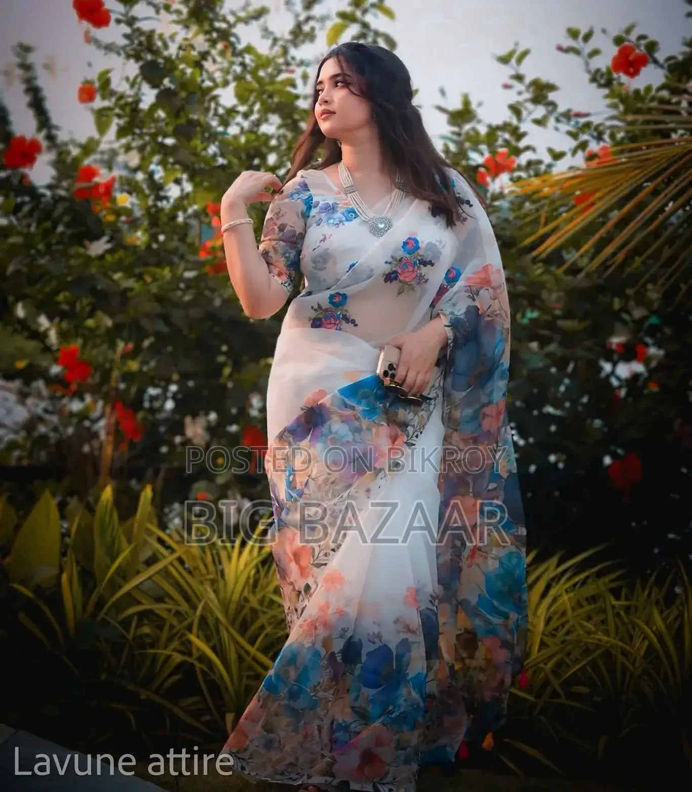 Chanderi Silk Sharee With Blause PCS