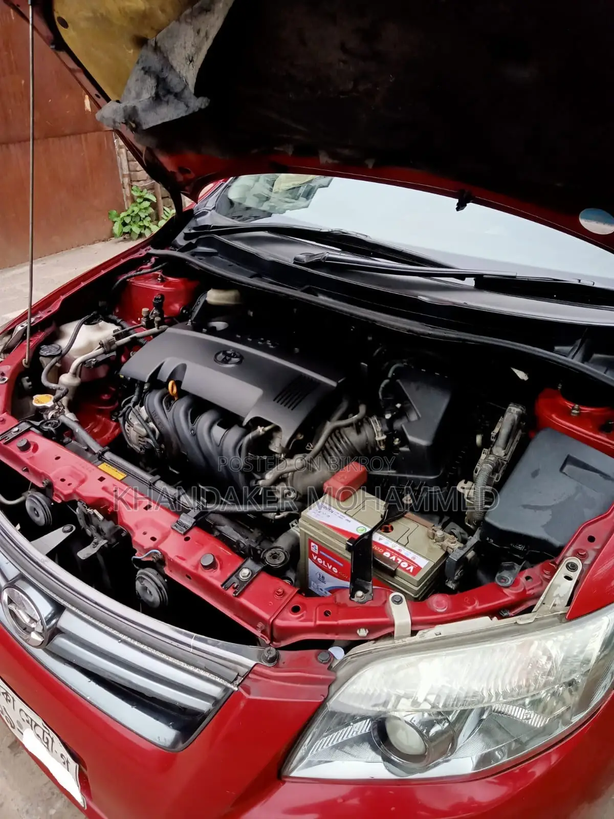 Toyota Corolla Fielder 2010 Red