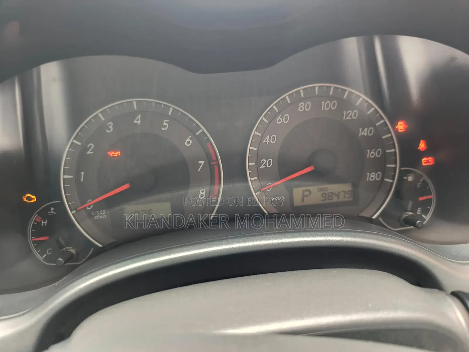 Toyota Corolla Fielder 2010 Red